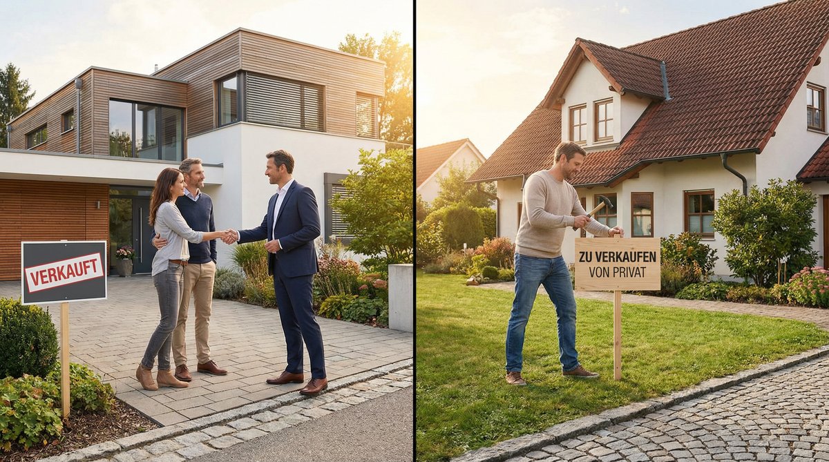 Makler vs. Privatverkauf – Vor- und Nachteile